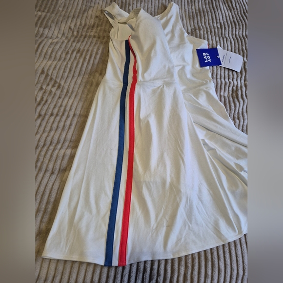 JoyLab White Active Dress with Built-in Shorts - Picture 5 of 8
